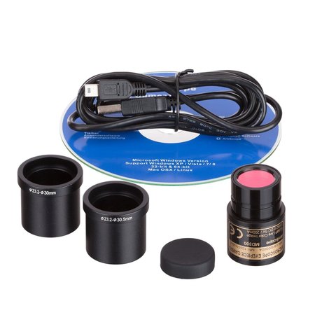 3MP USB 2.0 Color CMOS Digital Eyepiece Microscope Camera -  AMSCOPE, MD300